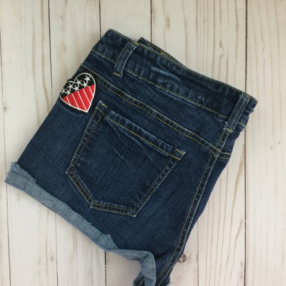 CI Sono Patriotic Distressed Shorts SZ 9/10 - Picture 6 of 8